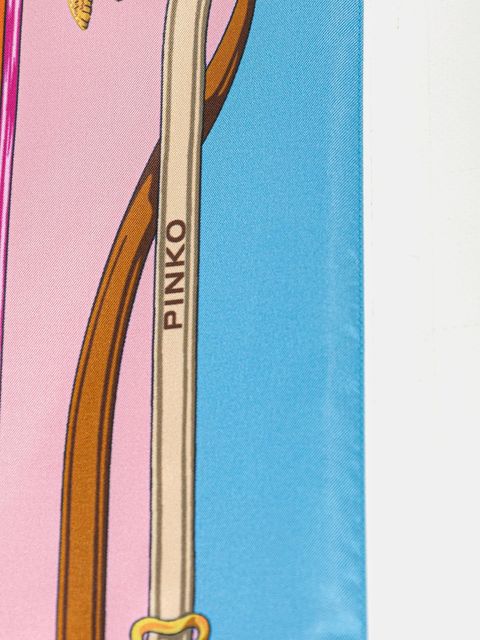 Pinko apaszka z dodatkiem jedwabiu - zdjęcie produktu nr 1