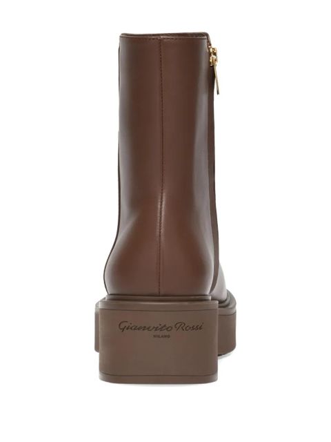 Gianvito Rossi Hiro platform boots - Brown