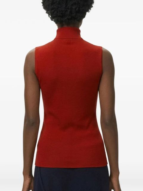 LOEWE high-neck sleeveless top - Red