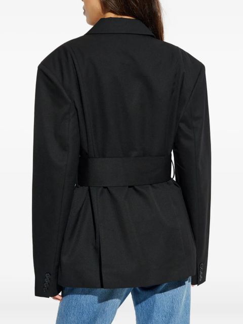 ROTATE BIRGER CHRISTENSEN belted double-breasted blazer - Black