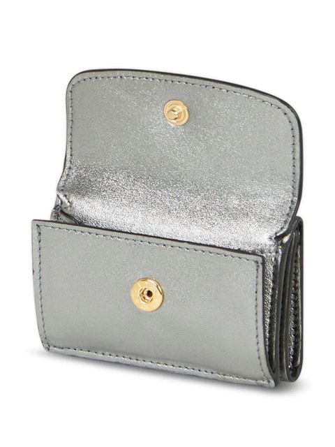 ETRO laminated leather coin purse - Silver
