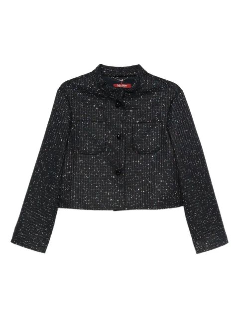 Max Mara sequin-embellished jacket - Blue - zdjęcie produktu nr 1