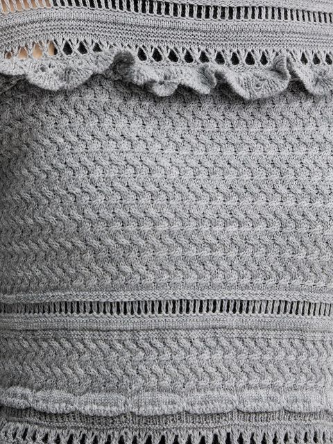 Luisa Spagnoli sweter wełniany damski kolor szary lekki 100222