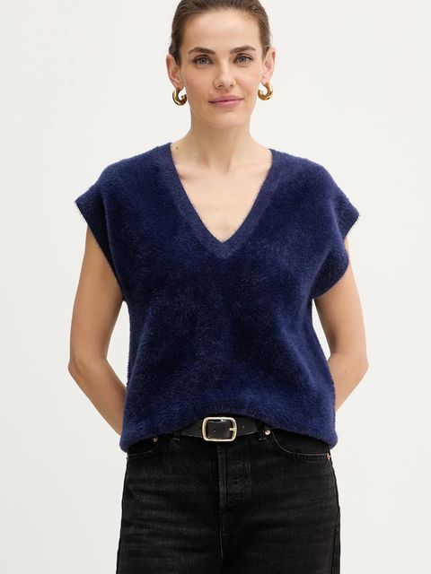 Morgan kamizelka damski kolor granatowy MCATHY - zdjęcie produktu nr 1