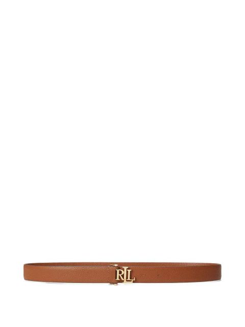 Lauren Ralph Lauren logo-buckle belt - Brown - zdjęcie produktu nr 1