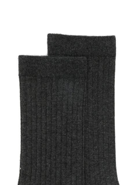 TOTEME ribbed crew socks (set of two) - Grey - zdjęcie produktu nr 2