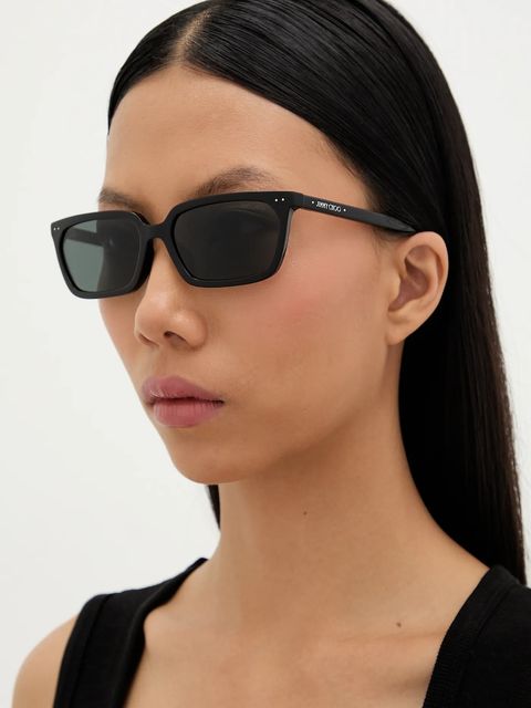 Jimmy Choo okulary przeciwsłoneczne damskie kolor czarny 0JC5050U - zdjęcie produktu nr 1