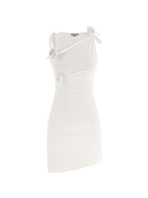 Coperni flower asymmetric dress - White - zdjęcie produktu nr 1