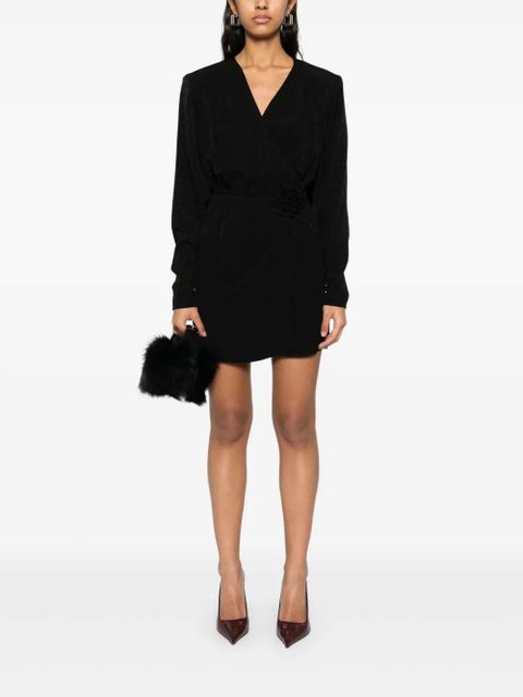 ROTATE BIRGER CHRISTENSEN long-sleeve mini dress - Black