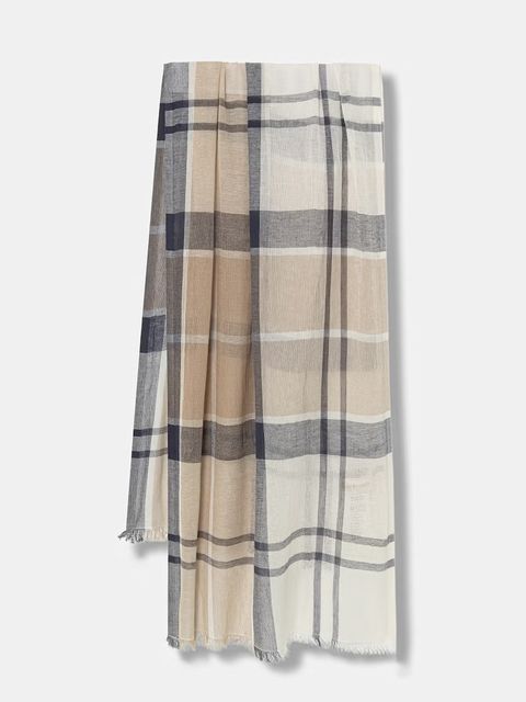 Barbour szal damski z dodatkiem lnu Abigail - zdjęcie produktu nr 1