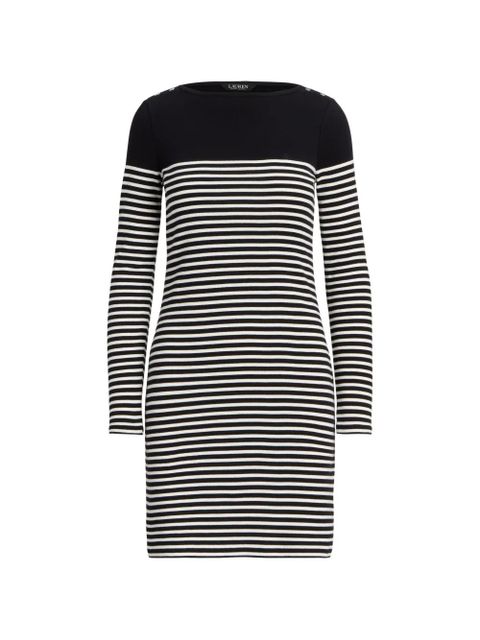 Lauren Ralph Lauren striped-pattern dress - Black - zdjęcie produktu nr 1