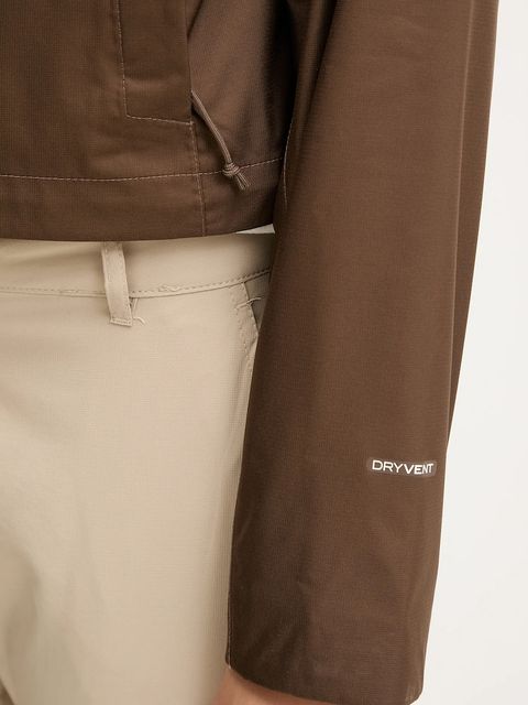 The North Face kurtka outdoorowa Cropped Quest kolor brązowy przejściowa NF0A55EP1OI1