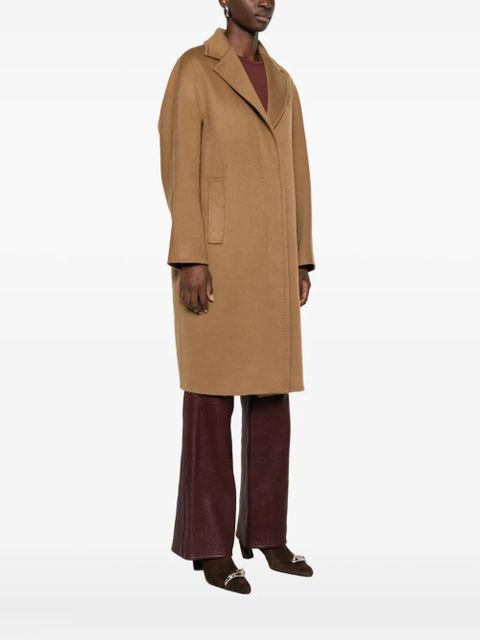 Max Mara notched-lapel coat - Brown