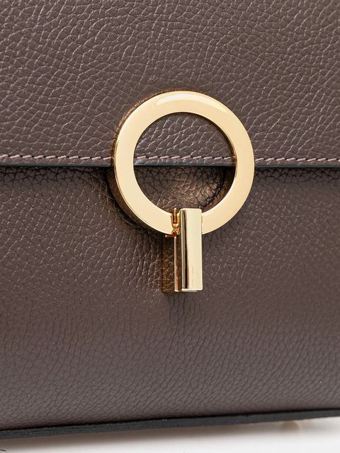 Answear.LAB torebka skórzana kolor brązowy