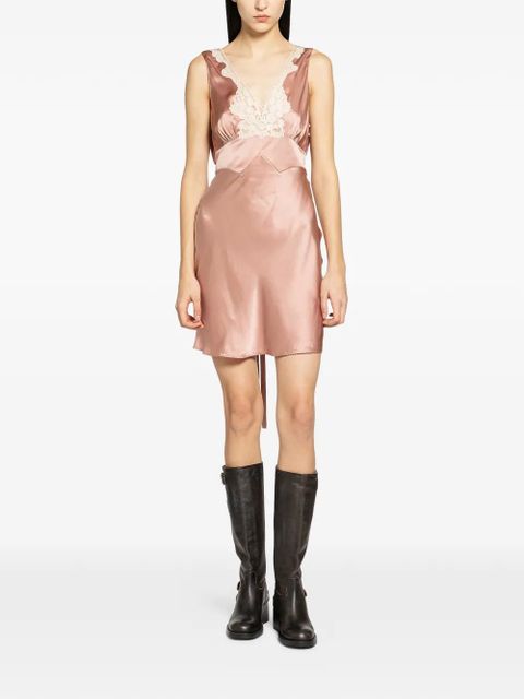 Chloé lace sleeveless mini dress - Pink - zdjęcie produktu nr 1