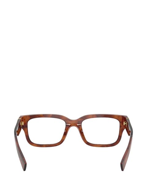 Miu Miu Eyewear rectangle-frame glasses - Brown