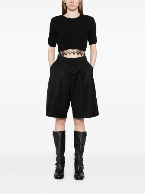 GANNI tailored shorts - Black