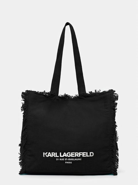 Karl Lagerfeld torebka tote damska bawełniana K/RSG - zdjęcie produktu nr 2