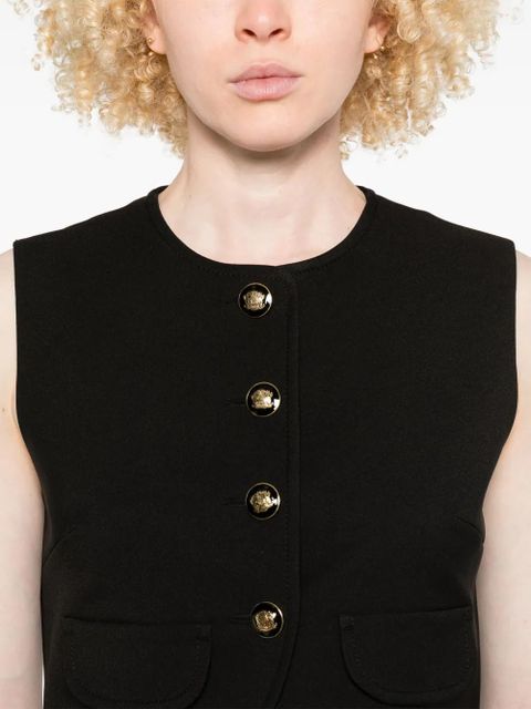 SANDRO cropped button-up top - Black - zdjęcie produktu nr 2