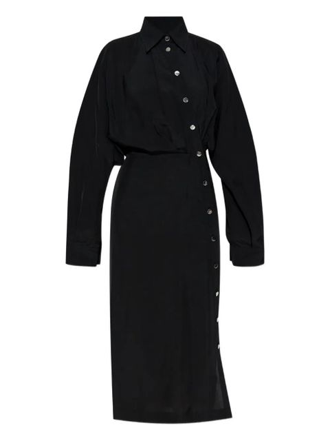 Sportmax button-fastening shirt dress - Black - zdjęcie produktu nr 1