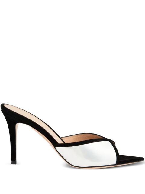 Gianvito Rossi pointed-toe mules - Black - zdjęcie produktu nr 1