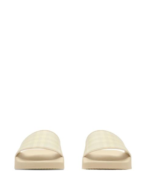 Burberry check-print slides - Neutrals - zdjęcie produktu nr 2