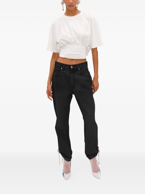 AREA crystal-knot jeans - Black - zdjęcie produktu nr 2