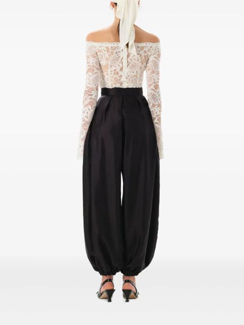 MANURÍ Nomi lace bell-sleeve top - White - zdjęcie produktu nr 2