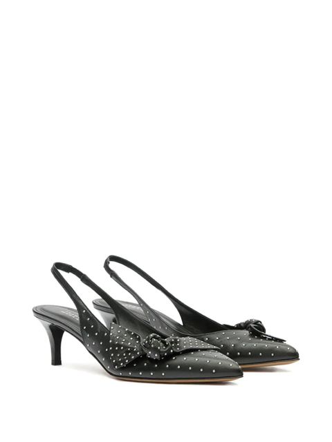 ISABEL MARANT 55mm Palmo leather pumps - Black - zdjęcie produktu nr 2