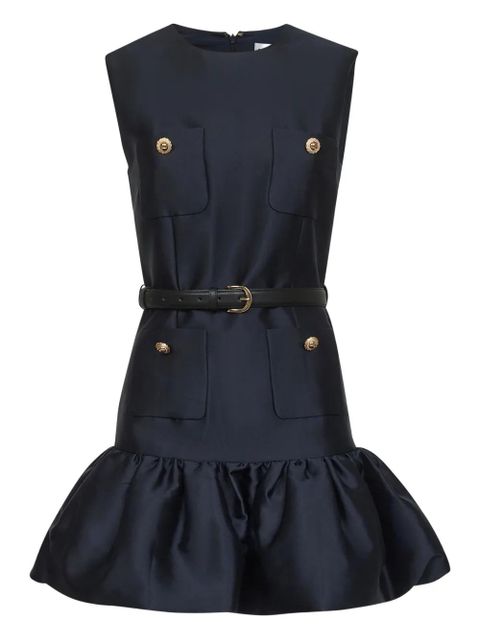 Self-Portrait taffeta sleeveless dress - Blue - zdjęcie produktu nr 1