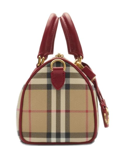 Burberry bowling check mini bag - Neutrals