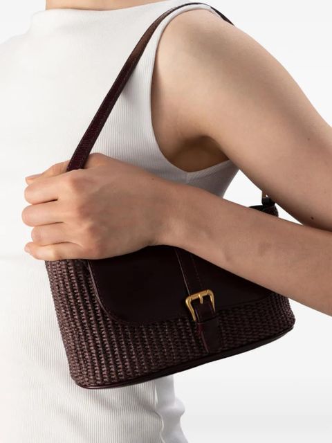 BY FAR Miranda flap shoulder bag - Brown - zdjęcie produktu nr 2