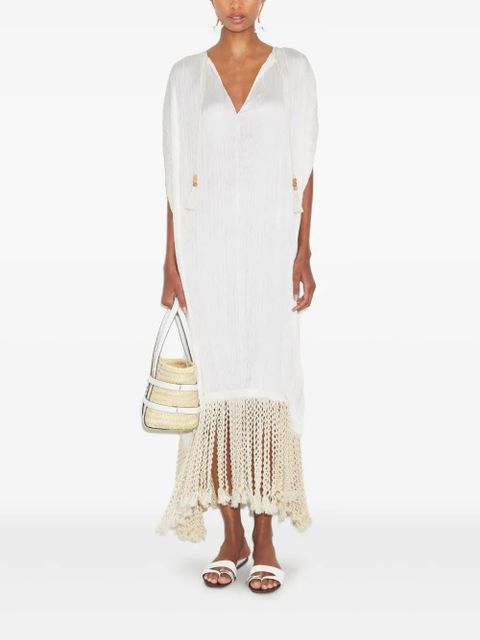 Tory Burch V-neck beach dress - White - zdjęcie produktu nr 2