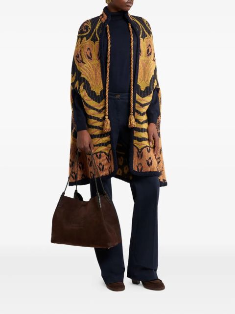 ETRO jacquard-pattern cape - Yellow - zdjęcie produktu nr 2