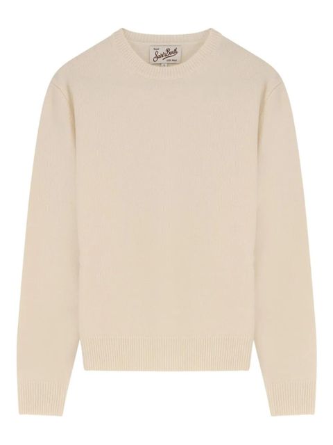 MC2 Saint Barth Sorbonne embroidered-logo sweater - Neutrals - zdjęcie produktu nr 1