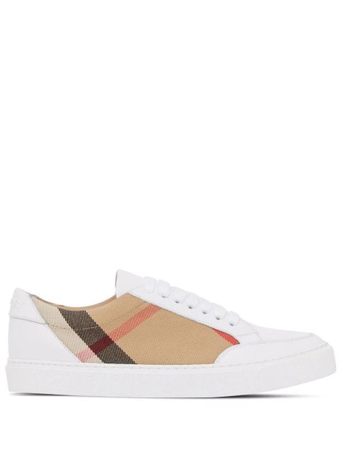 Burberry House Check low-top sneakers - White - zdjęcie produktu nr 1