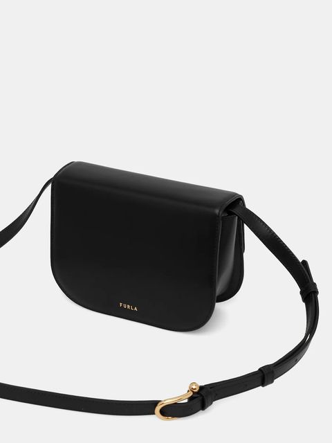 Furla torebka skórzana kolor czarny WB01737.BX0428.O6000