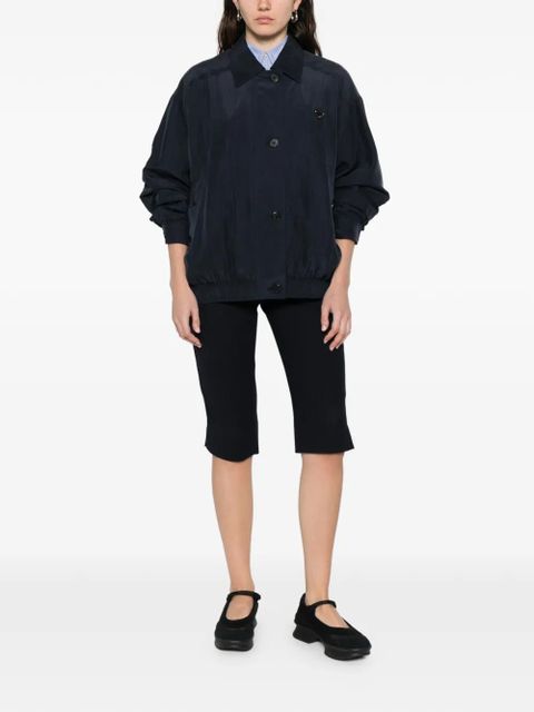 Prada button silk jacket - Blue - zdjęcie produktu nr 2