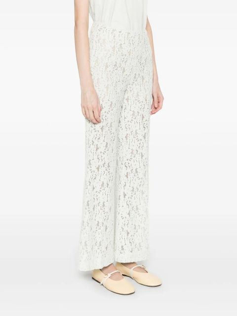 TWINSET lace trousers - Green