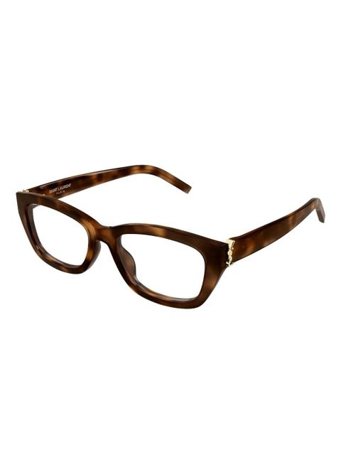 Saint Laurent Eyewear cat-eye glasses - Brown