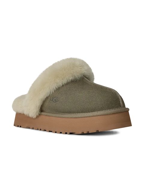 UGG kapcie zamszowe Disquette - zdjęcie produktu nr 1