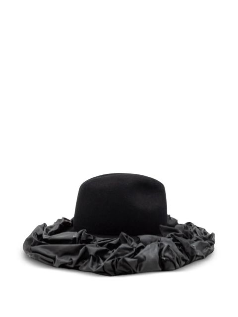 Comme Des Garçons wool ruffled hat - Black - zdjęcie produktu nr 2