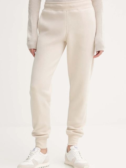 G-Star Raw spodnie dresowe kolor beżowy gładkie D21320-C235 - zdjęcie produktu nr 1