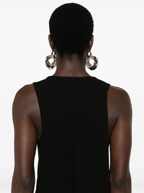 Balenciaga draped maxi dress - Black