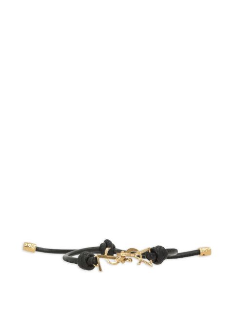 Saint Laurent Cassandre cord bracelet - Gold - zdjęcie produktu nr 1
