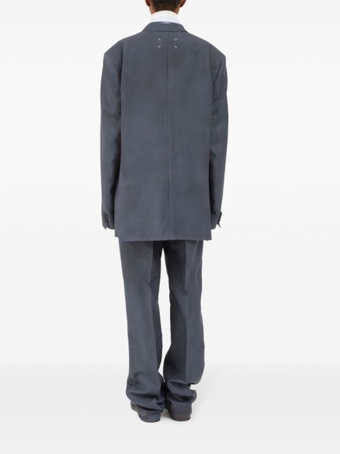 Maison Margiela four-stitch single-breasted blazer - Grey