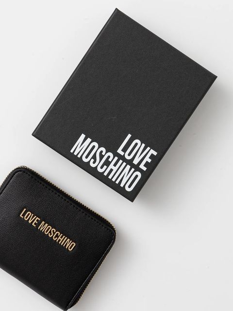 Love Moschino portfel damski kolor czarny JC5702PP1