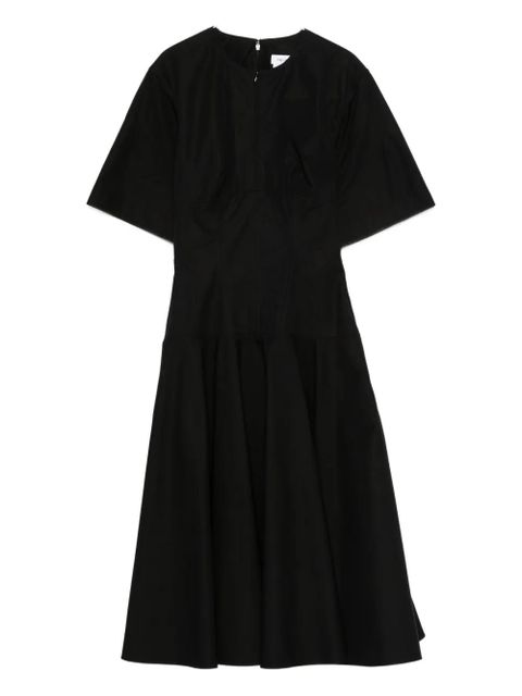 Alexander McQueen flared midi dress - Black - zdjęcie produktu nr 1