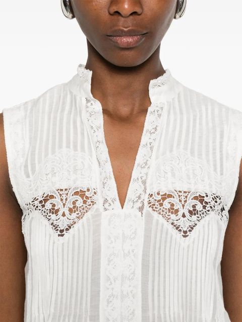 TWINSET lace-detail blouse - White