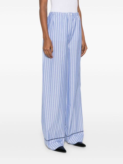 Prada striped trousers - Blue